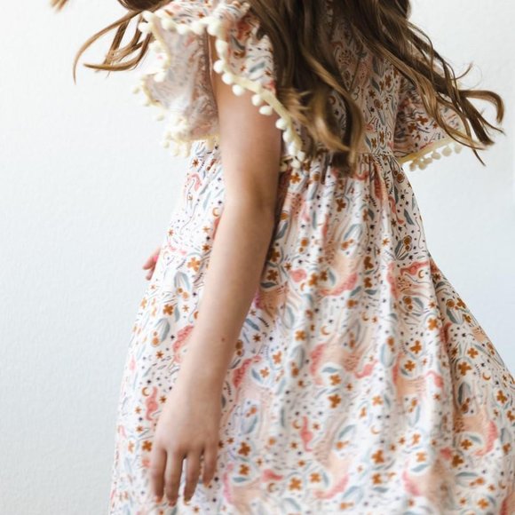 Mila & Rose Unicorn Soiree Pom Pom Dress - Picture 2 of 5